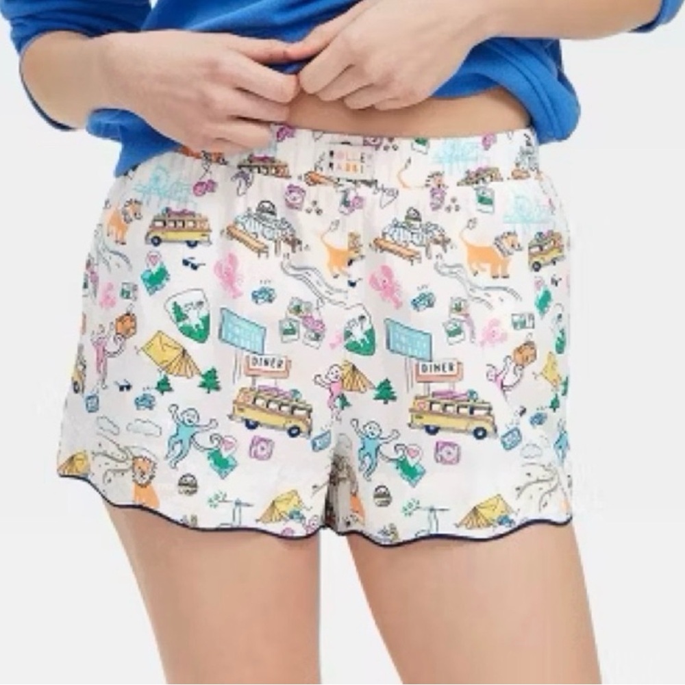 Roller Rabbit x Target Collab Road Trip High Waist Shorts Medium NWT - Picture 3 of 9